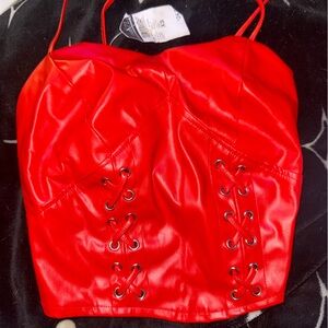 Rue21 NWT XS Red Women's Crop Top Shirt